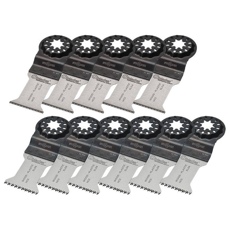 Qblades - Pack de11 lames de scie QBLADES SL93 pour bois / métal 5xSL04 + 6xSL06 Qblades