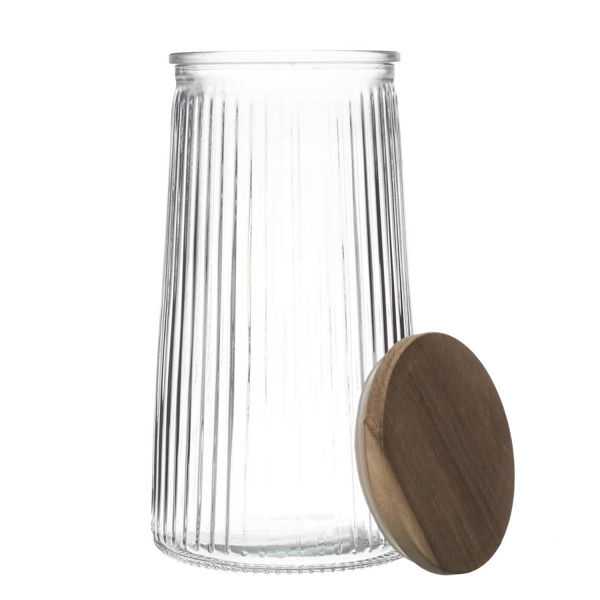 Cook Concept - Bocal en Verre Design "Acacia" 130cl Transparent - Image 2