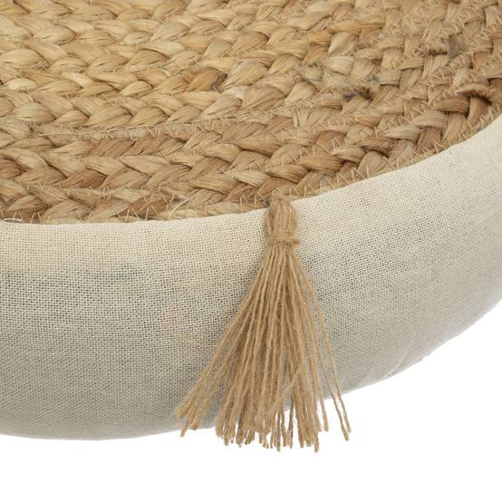 Coussin de sol design jute Rituality - Diam. 38 m - Beige - Atmosphera - Image 4