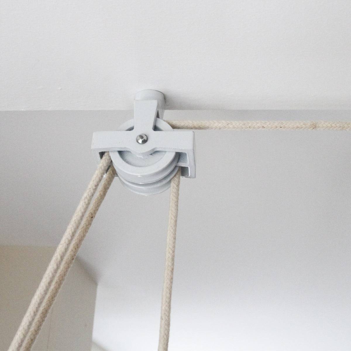 Monstershop - Etendoir à Linge Suspendu - Blanc- 2.4m - Imagen 4