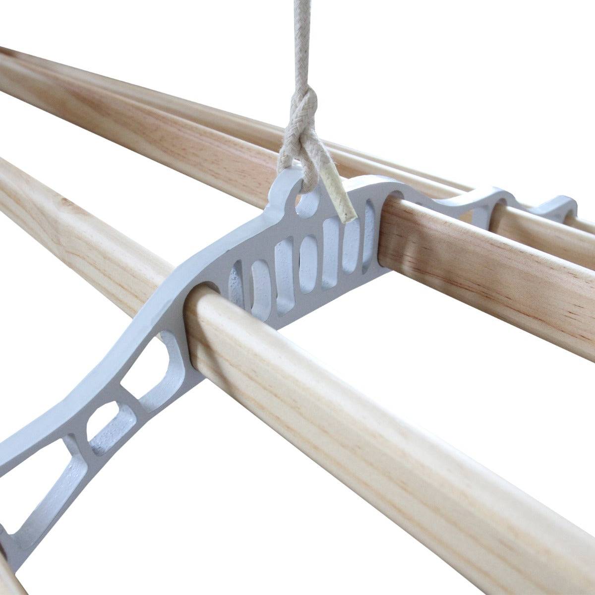 Monstershop - Etendoir à Linge Suspendu - Blanc- 2.4m - Imagen 3