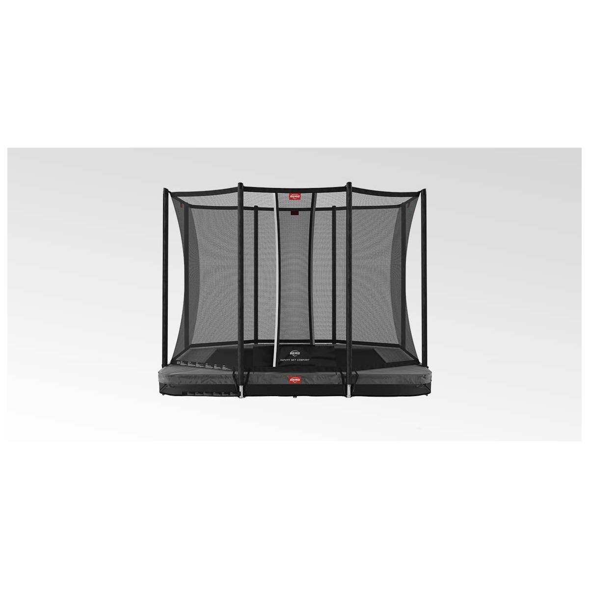Berg - Trampoline Rectangulaire Inground 280 cm Grey avec Filet de Sécurité Confort - Image 2