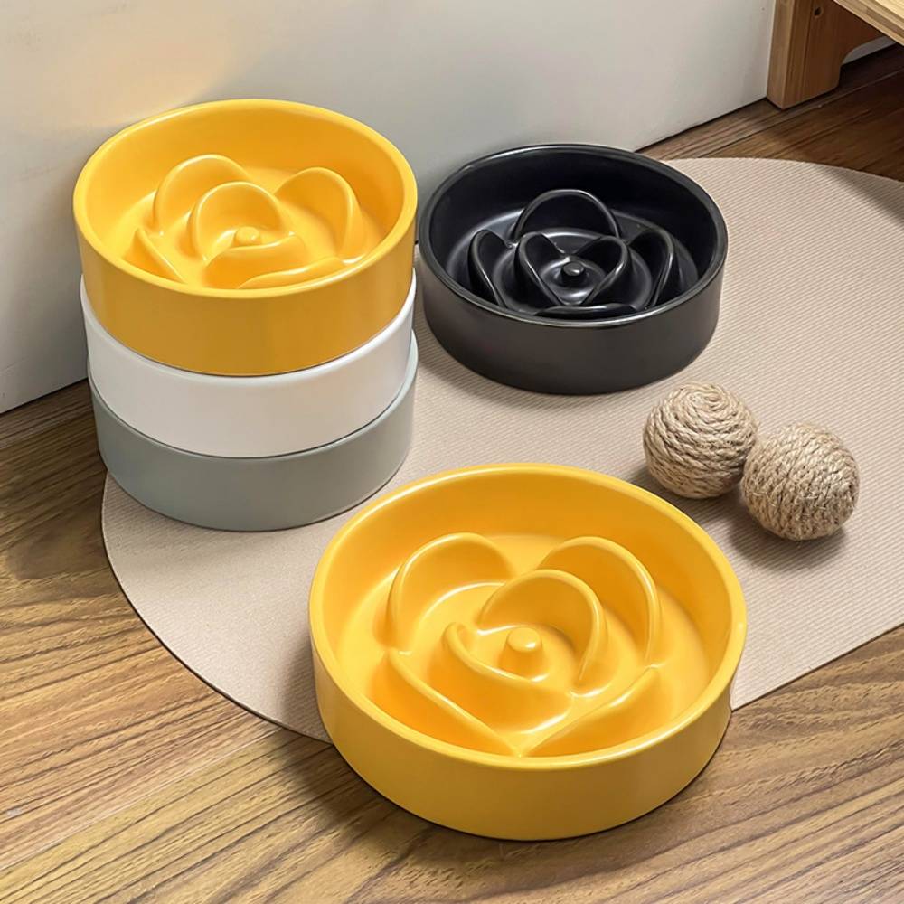 DtopbuyAge - Ecuelle anti glouton plastique couleur grise 15.5*15.5*4cm DtopbuyAge - Image 4