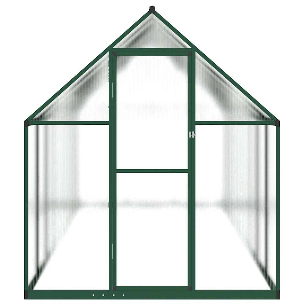 PANGIVO - Serre aluminium et polycarbonate vert 445 x 169 x 195 cm - PANGIVO - Image 3