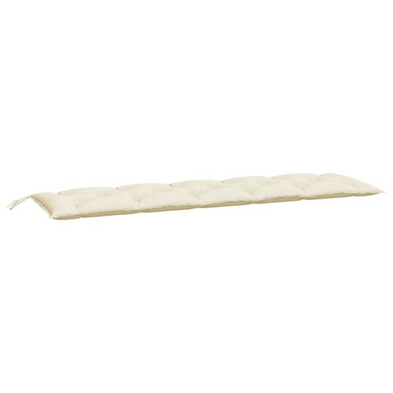 Coussin de banc de jardin crème 180x50x7 cm tissu oxford P118 - Image 1