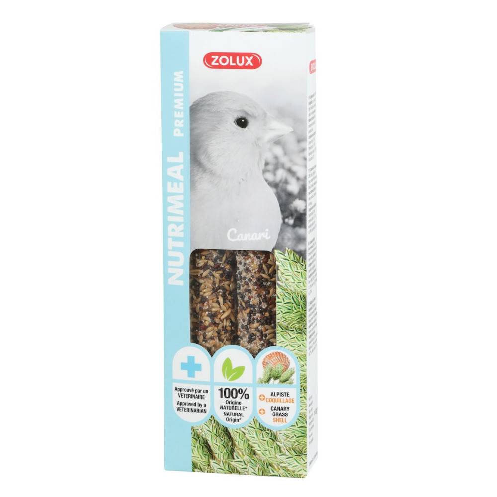 Zolux - Friandises 2 sticks premium alpiste pour canari, pour oiseaux - Image 1