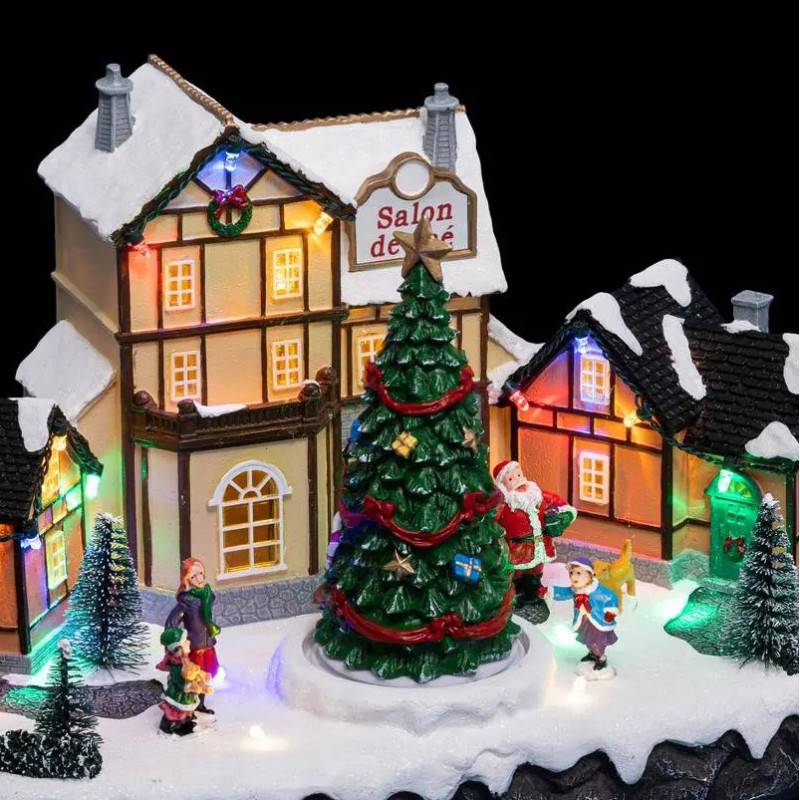 Village lumineux salon de thé 18 LED FEERIC LIGHTS & CHRISTMAS - Image 2