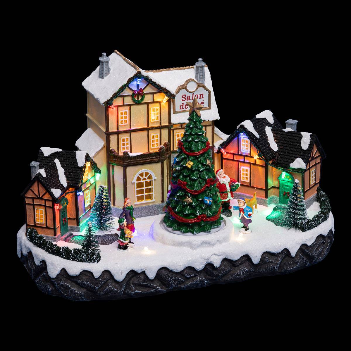Village lumineux salon de thé 18 LED FEERIC LIGHTS & CHRISTMAS - Image 1