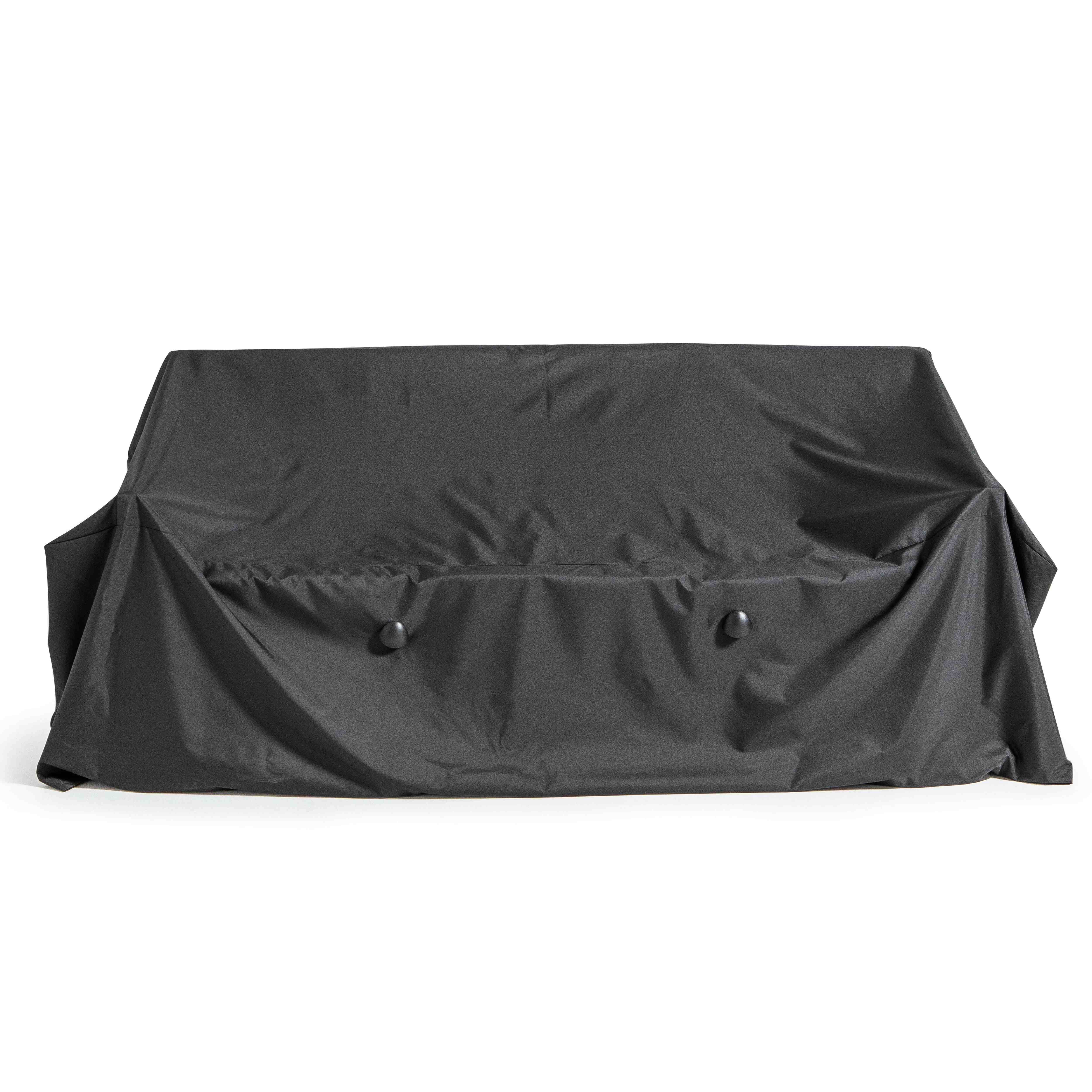 Oviala - Housse de canapé extérieur 3 personnes polyester noire Cov'Up - Oviala - Imagen 2