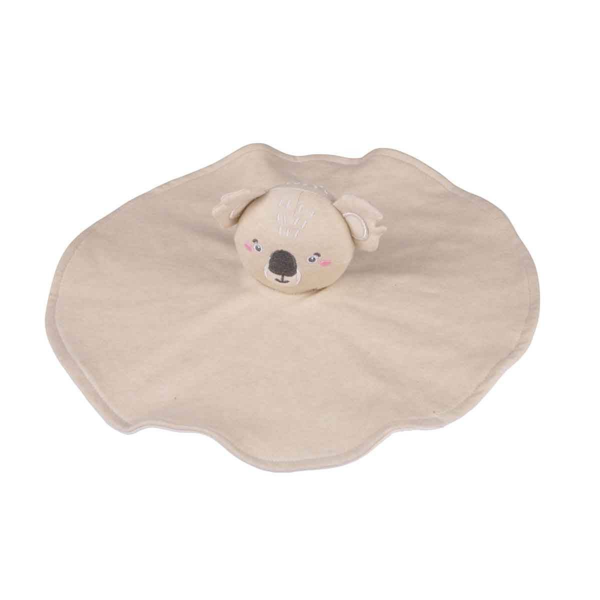 Doudou Mouchoir Bébé "Koala" 31cm Beige - Image 2