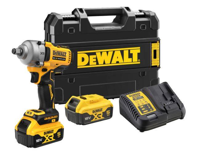 Dewalt - Boulonneuse à chocs 1/2' compacte XR 18V 5.0Ah li-ion brushless DEWALT Jonc de sécurité - DCF891P2T - Imagen 1