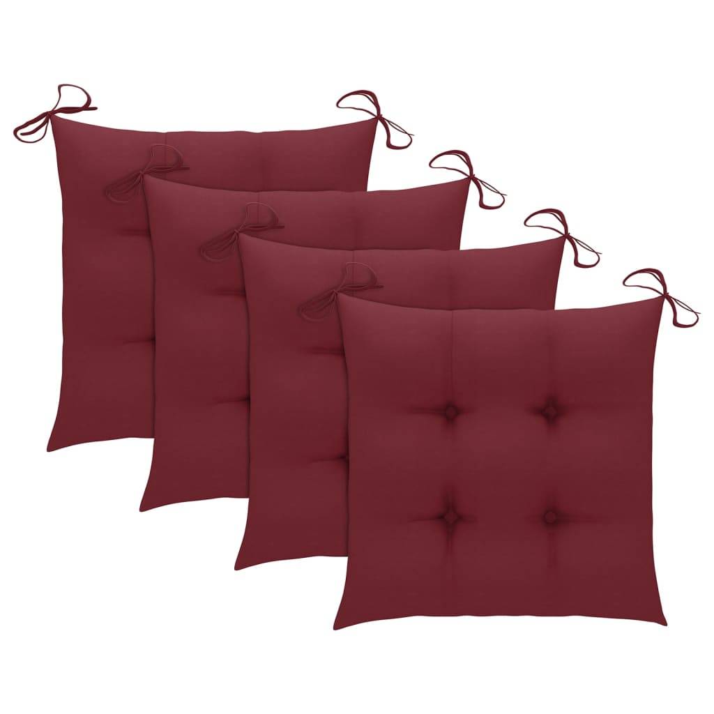 PANGIVO - Chaises de jardin pliantes teck rouge bordeaux 56 x 58 x 88 cm - PANGIVO - Image 6