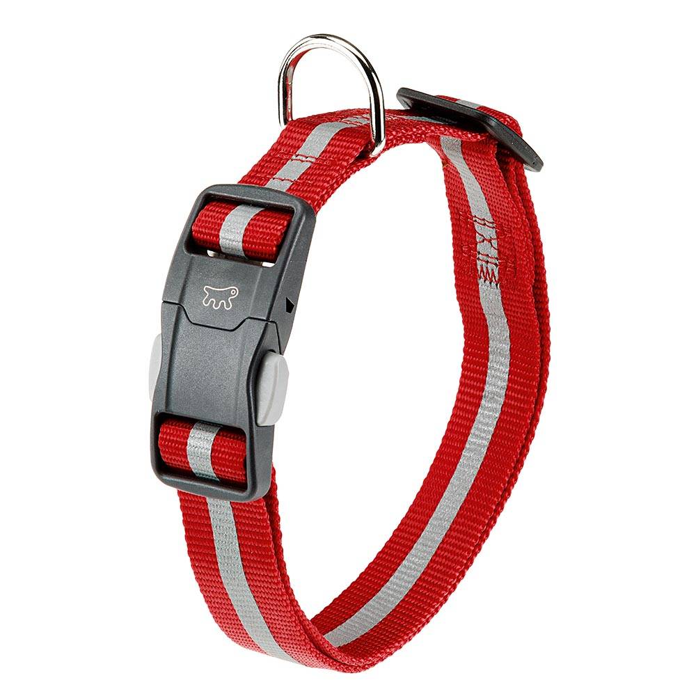 Ferplast - Collier Réfléchissant pour Chiens CLUB REFLEX C25/70 en Nylon avec Boucle Magnétique, idéal pour les promenades en soirée - Imagen 1