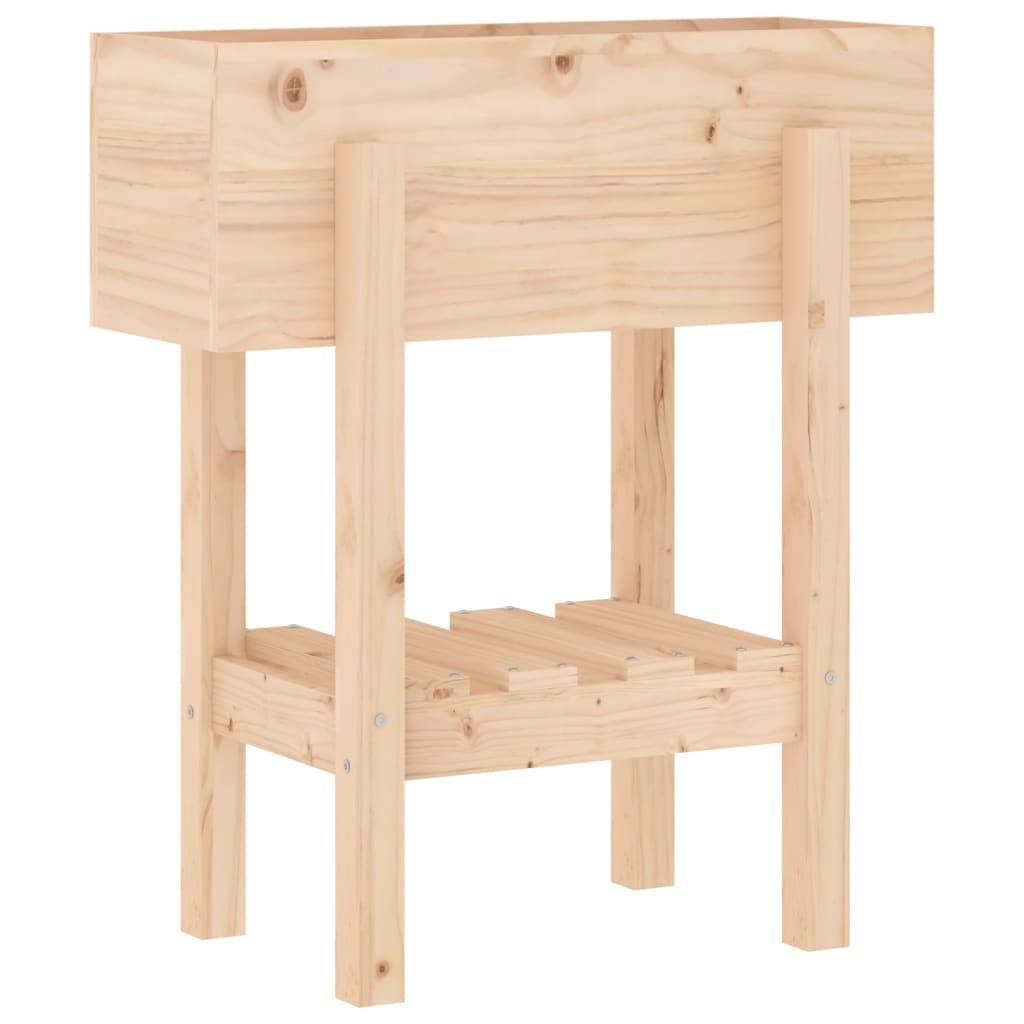 Maison Chic - Jardinière, Bac à fleurs, Pot de fleurs 62x30x69 cm bois massif de pin - Imagen 1