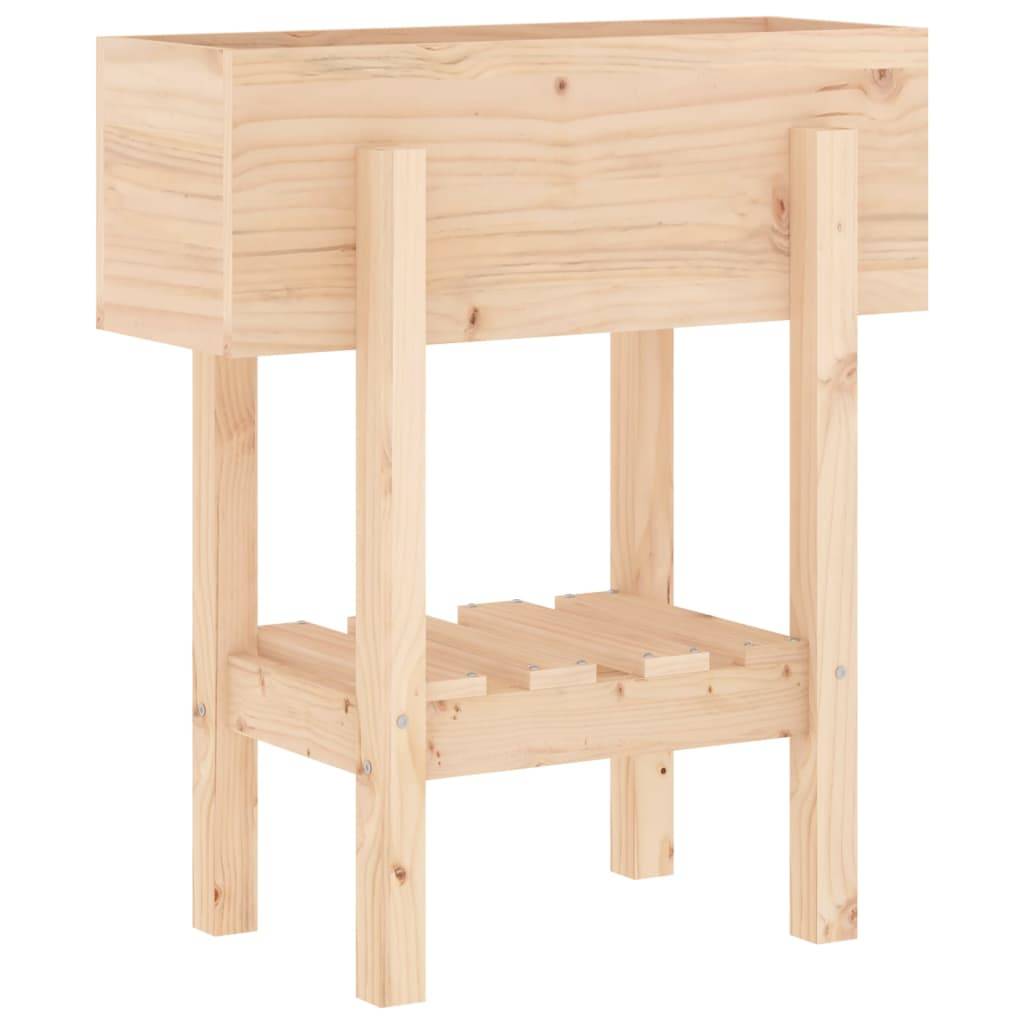 Maison Chic - Jardinière, Bac à fleurs, Pot de fleurs 62x30x69 cm bois massif de pin - Imagen 4
