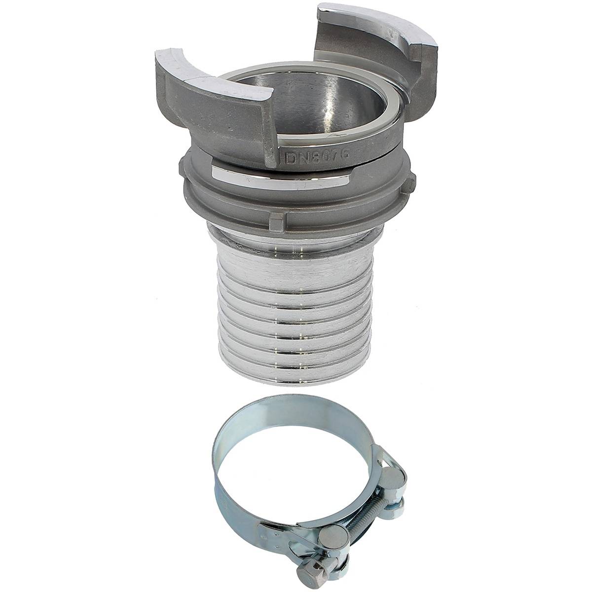 Huggy Tuyaux - Raccord symétrique guillemin, DN 80 x 75 mm, avec collier à tourillon - HUGGY TUYAUX - Imagen 1