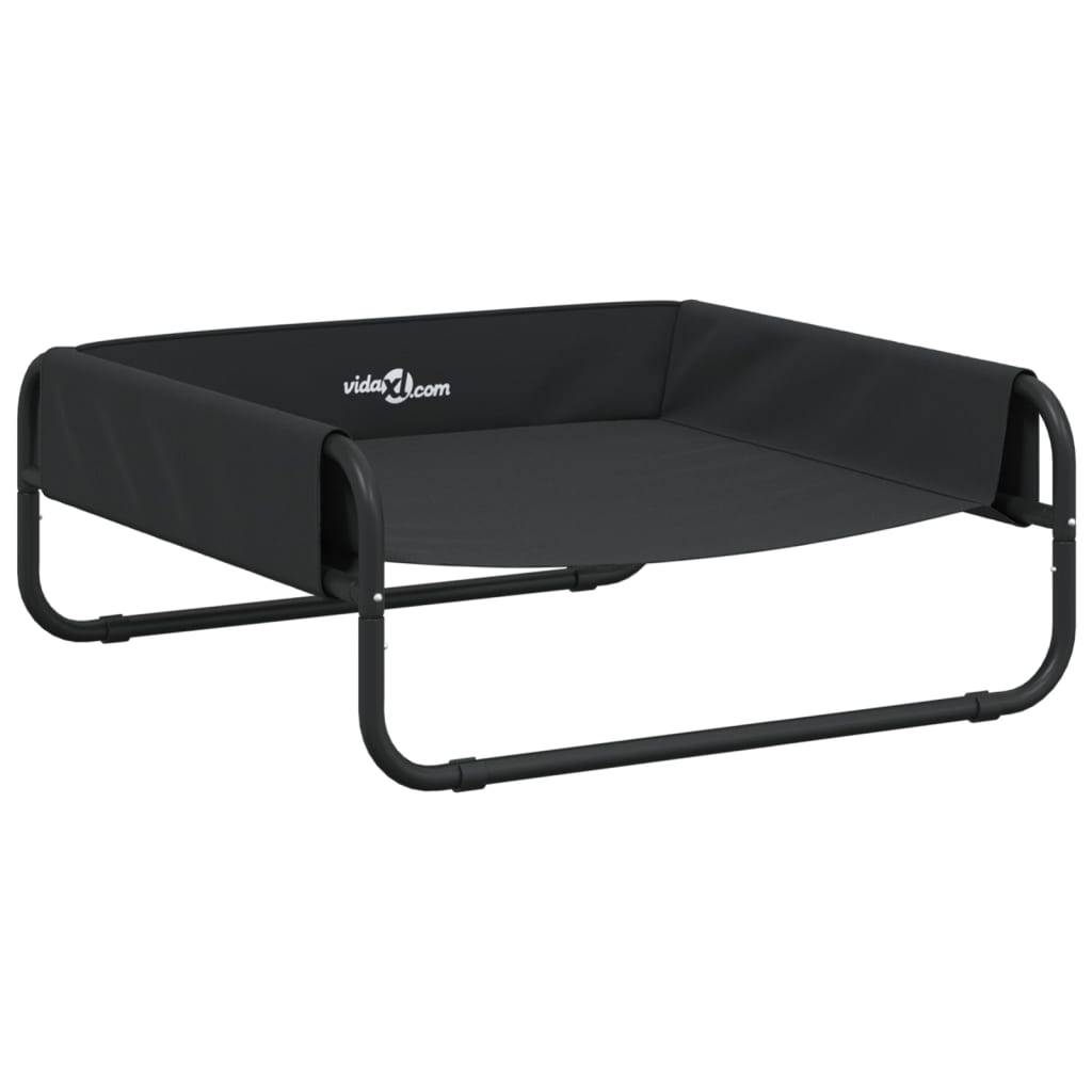 Lit Surélevé pour Chien 70x70cm, Couchage Respirant Intérieur/Extérieur, Acier et Tissu Oxford – ComfortXL Pet Living - Image 2