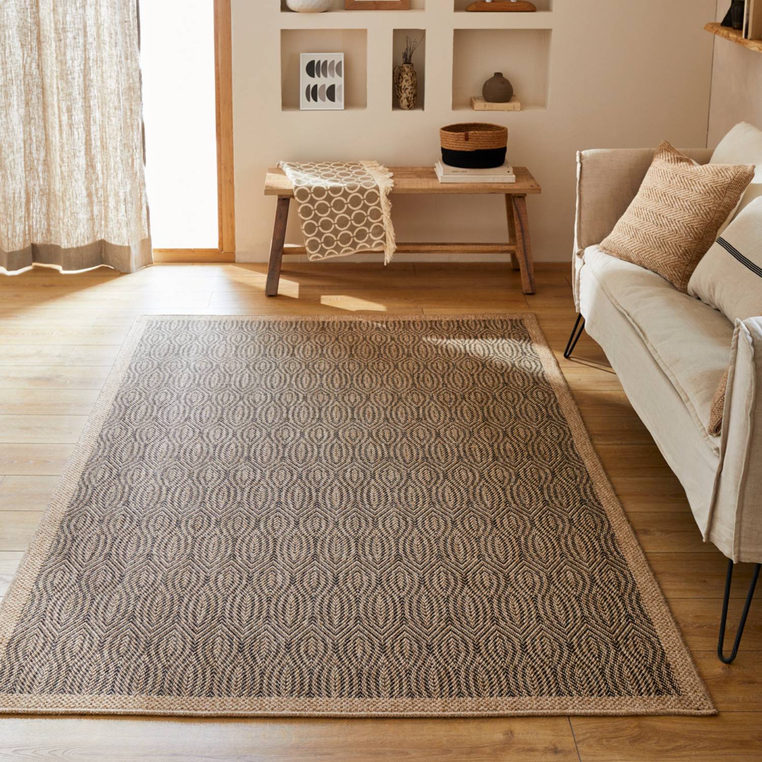 Autre - Tapis intérieur et extérieur naturel 60x180cm - Imagen 2