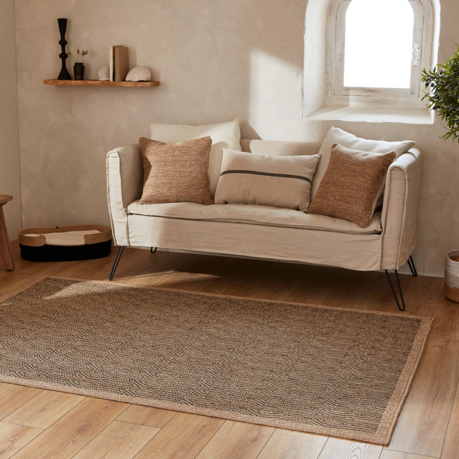 Autre - Tapis intérieur et extérieur naturel 60x180cm - Imagen 3