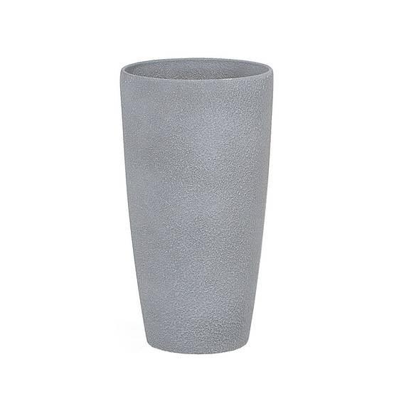 Cache-pot d'extérieur Fibre d'argile Gris ABDERA - Beliani - Image 3