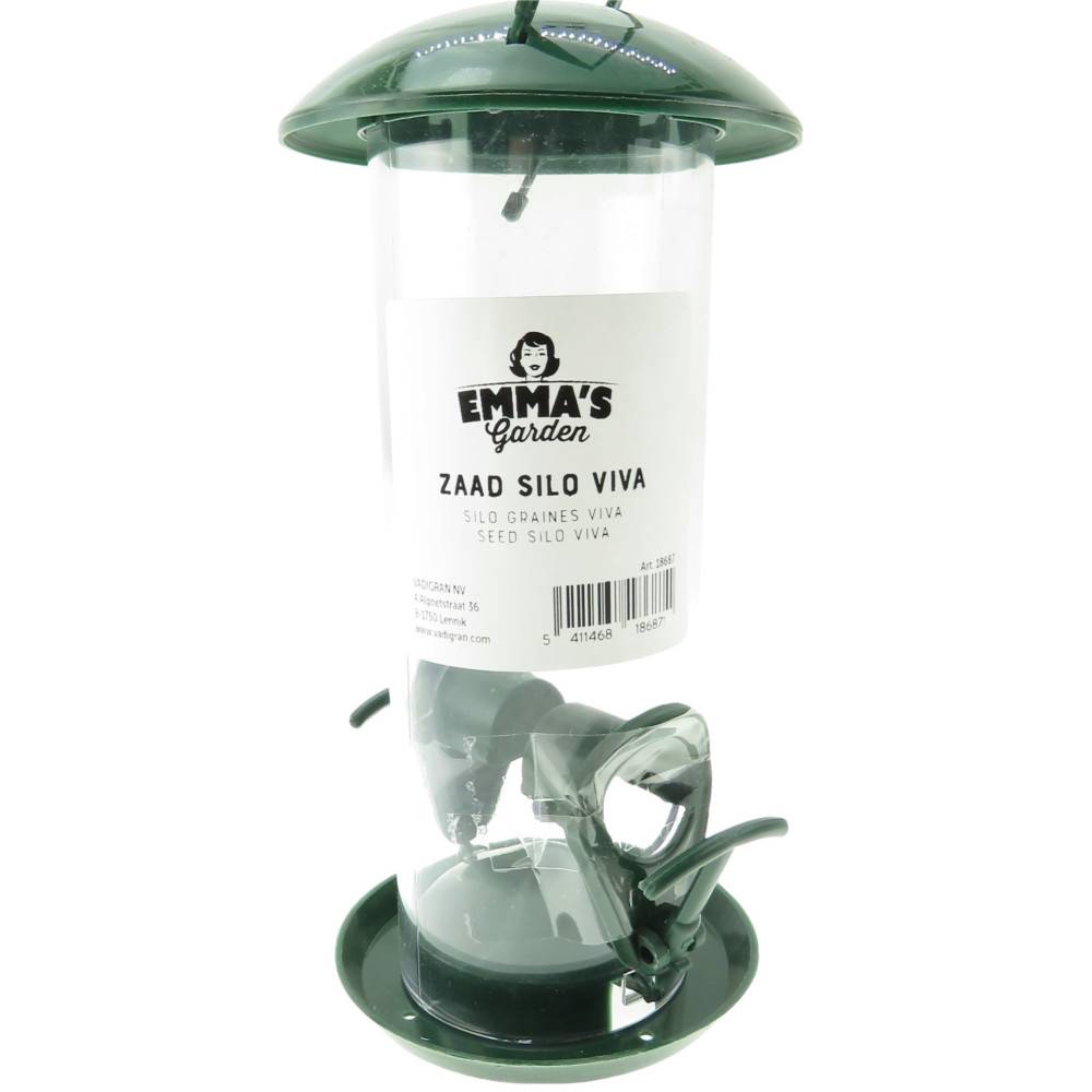 Vadigran - Vadigran - Silo à graines Viva 21 cm, pour oiseaux - Imagen 6