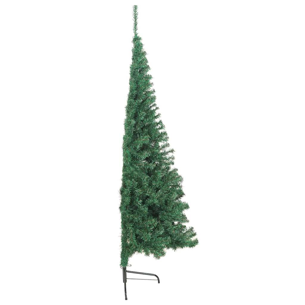 Vidaxl - Sapin de Noël artificiel moitié avec support vert 180 cm PVC vidaXL 321032 - Image 7