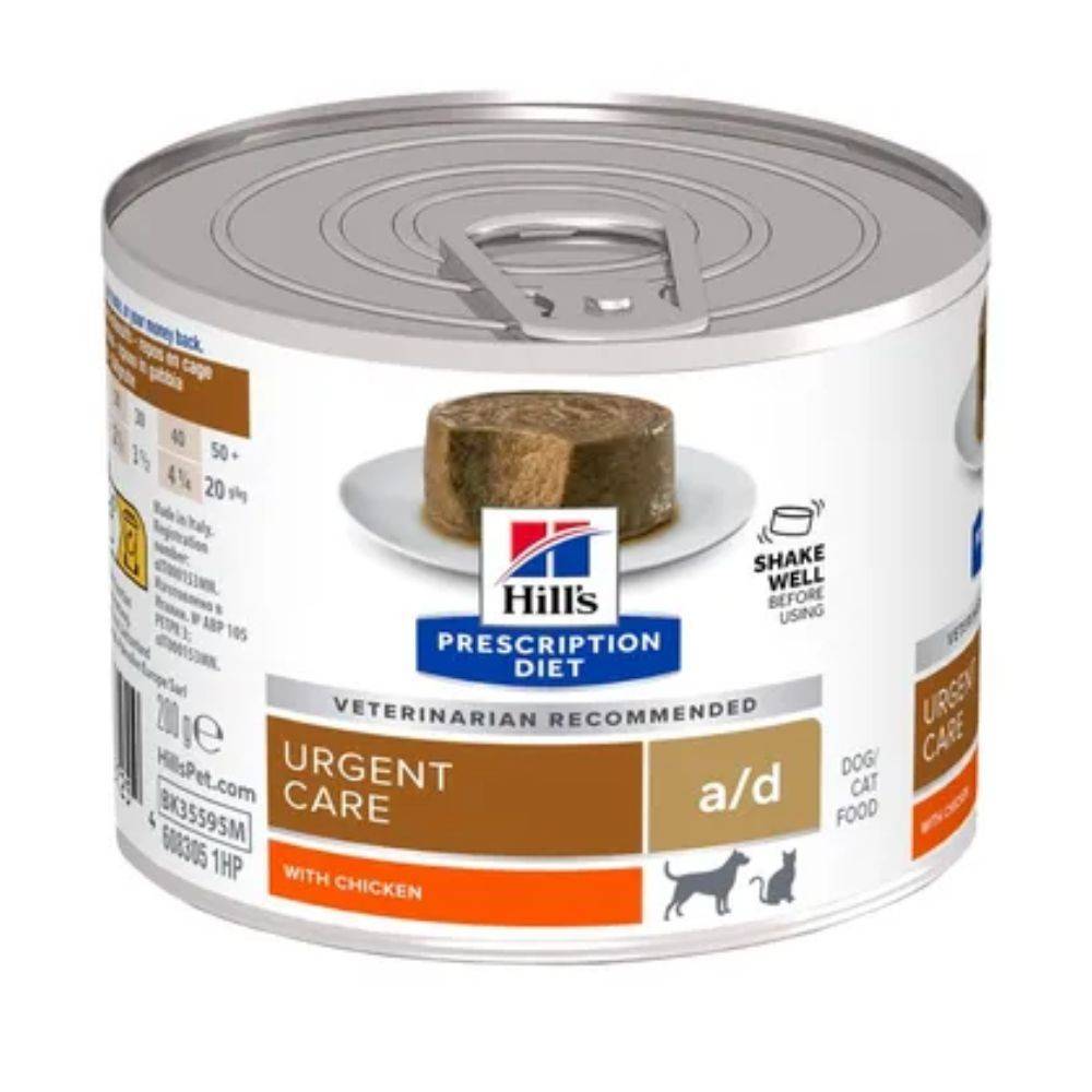 Pâtée Hill's Prescription Diet A/D Chien & Chat – 12×200 g 12*200 g - Image 1
