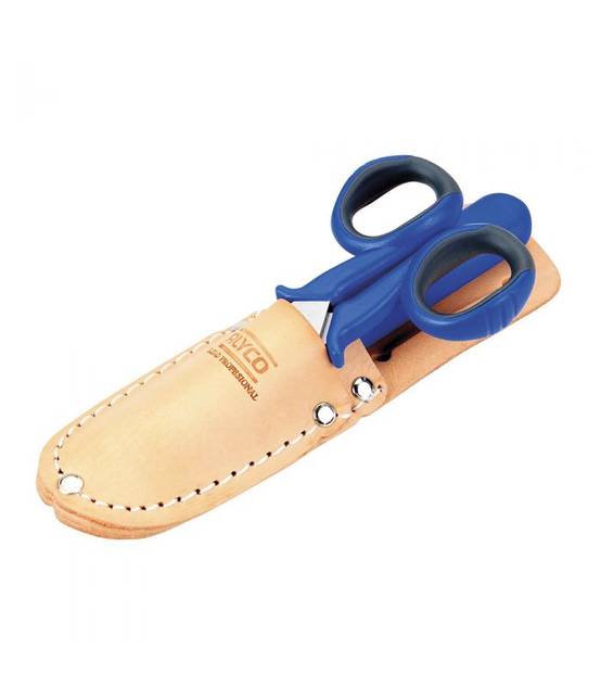 Kit de ciseaux et de couteau d'électricien en gaine de cuir alyco ALYCO 108020 - Image 1