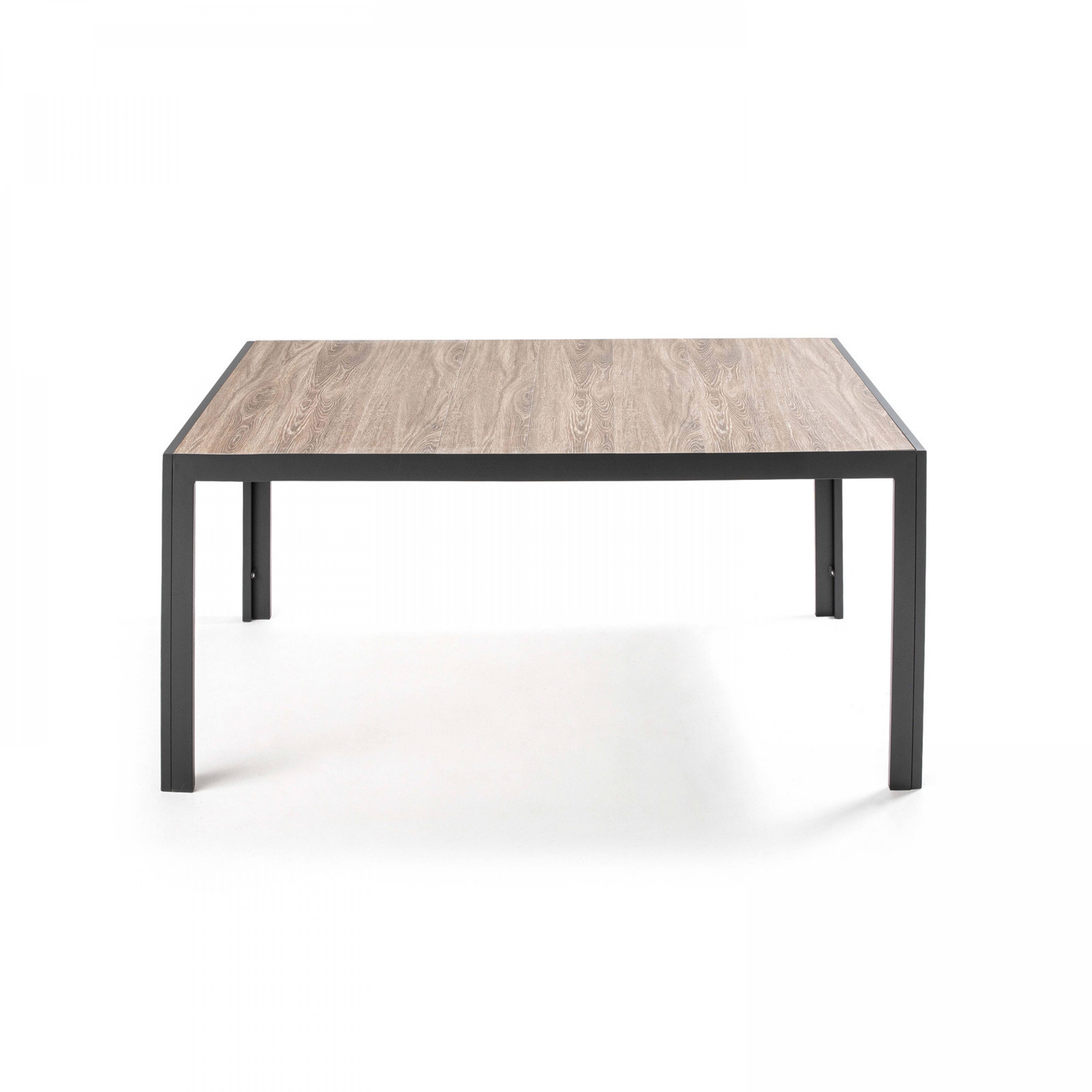 Oviala - Table de jardin en aluminium et céramique 8 places 166 cm Tivoli - Oviala - Imagen 2