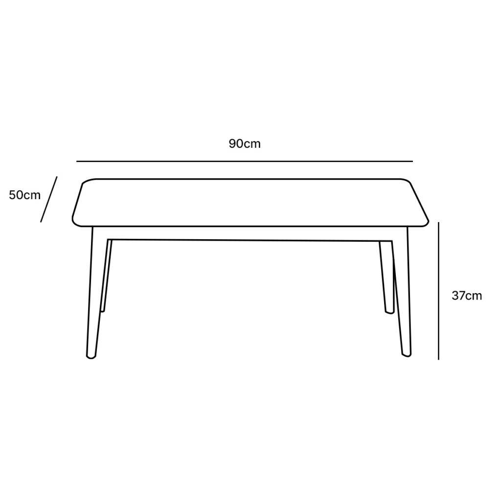 Wilsa Garden - Table basse de jardin en bois teck rectangulaire MANILLE - Image 5