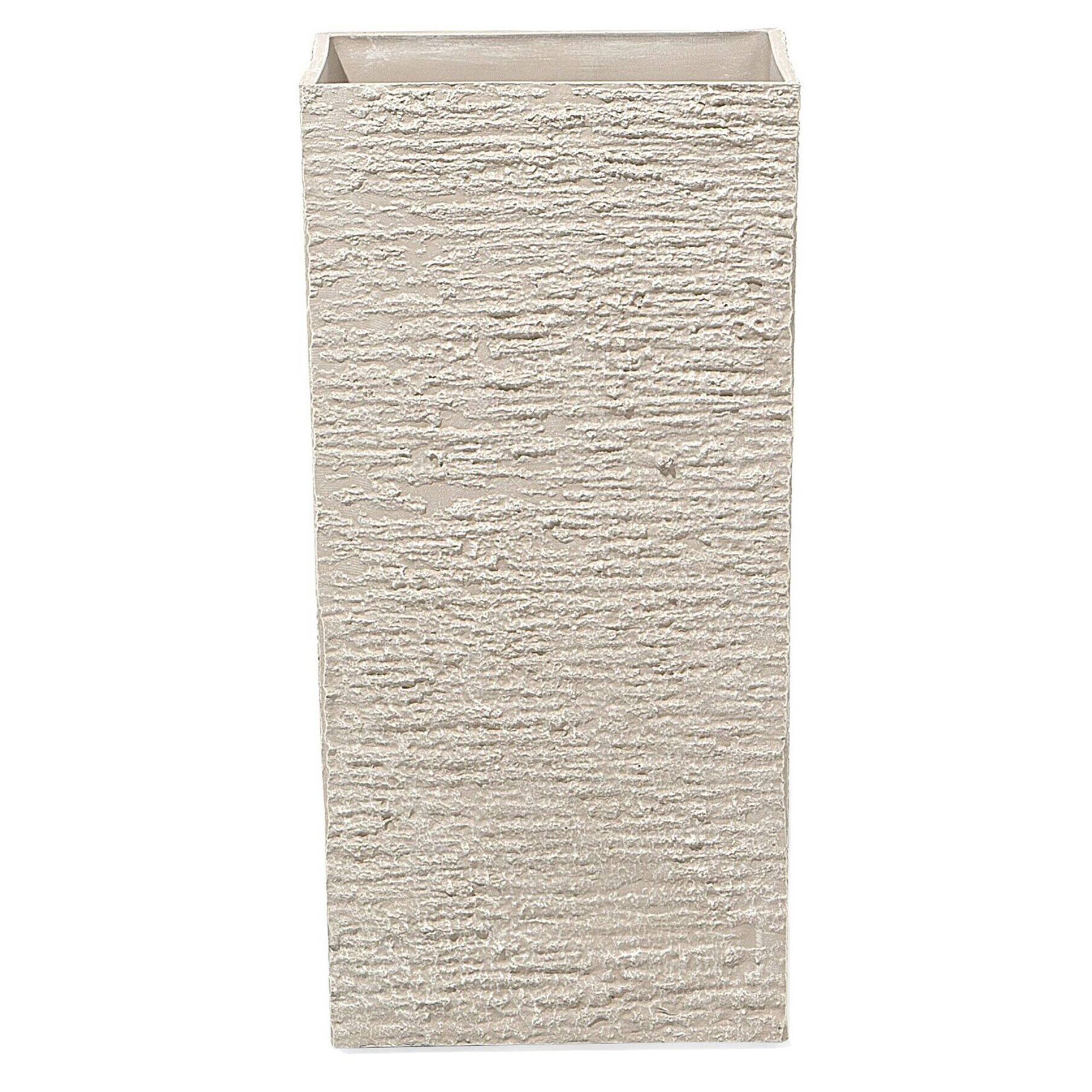 Beliani - Cache-pot d'extérieur Fibre d'argile Beige TENNO - 30x30x60- Beliani - Image 2