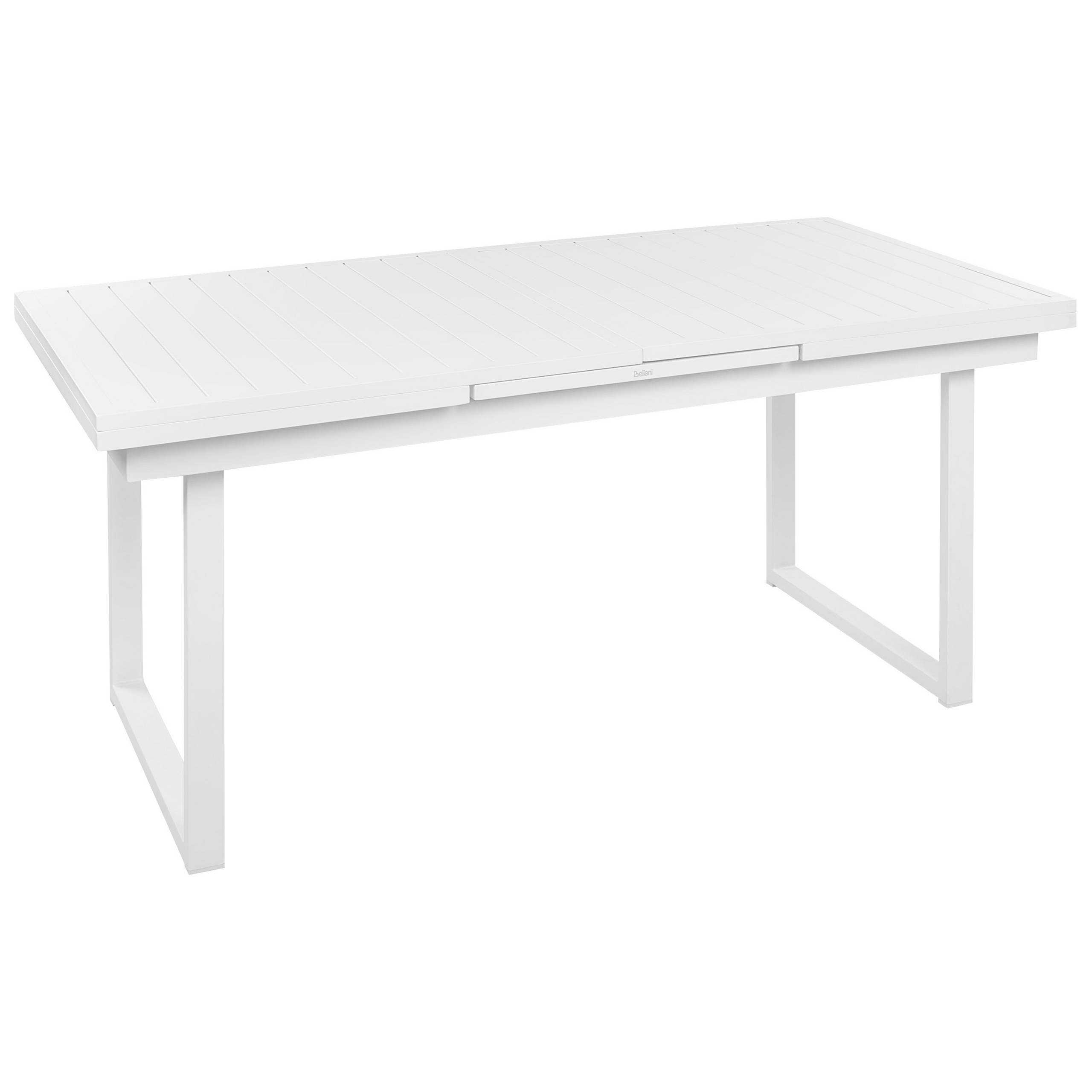 Beliani - Salle à Manger de Jardin Blanc en Aluminium Table Rectangle avec 8 Chaises avec Coussins Pour Repas Convivial en Extérieur - Imagen 5