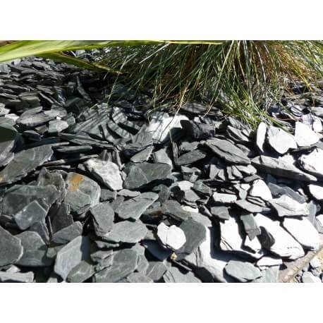 Paillage Ardoise NOIR  10-40  Pack 17 m² - 40 sacs - 1000 kg - Image 1