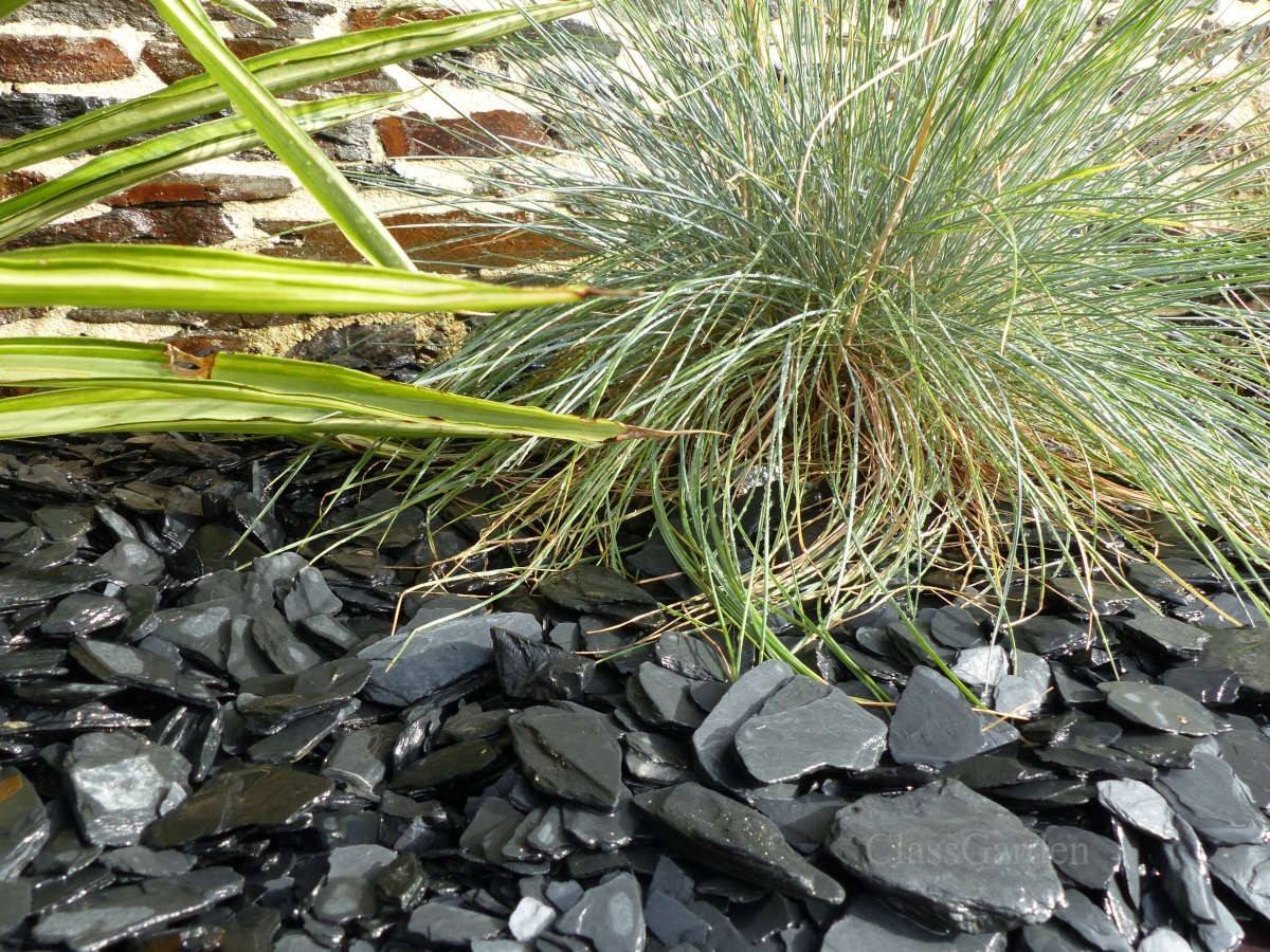 ClassGarden - Paillage Ardoise NOIR  10-40  Pack 17 m² - 40 sacs - 1000 kg - Image 5