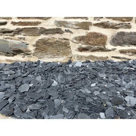 Paillage Ardoise NOIR 10-40 Pack 17 m² - 40 sacs - 1000 kg - Image 4