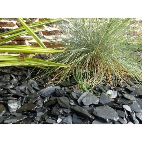 Paillage Ardoise NOIR  10-40  Pack 17 m² - 40 sacs - 1000 kg - Image 5