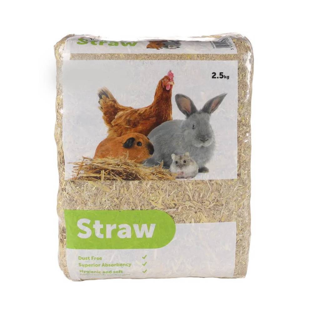 Paille 2.5 kg soit 75 litres pour rongeur et basse cour - Imagen 1