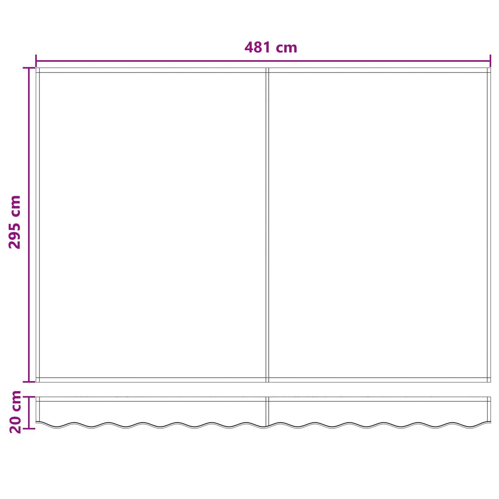 ComfortXL - Store Banne Lumineux Manuel LED Polyester Aluminium Abri Jardin 5x3m Gris Clair et Blanc - ComfortXL Outdoor Living - Image 10