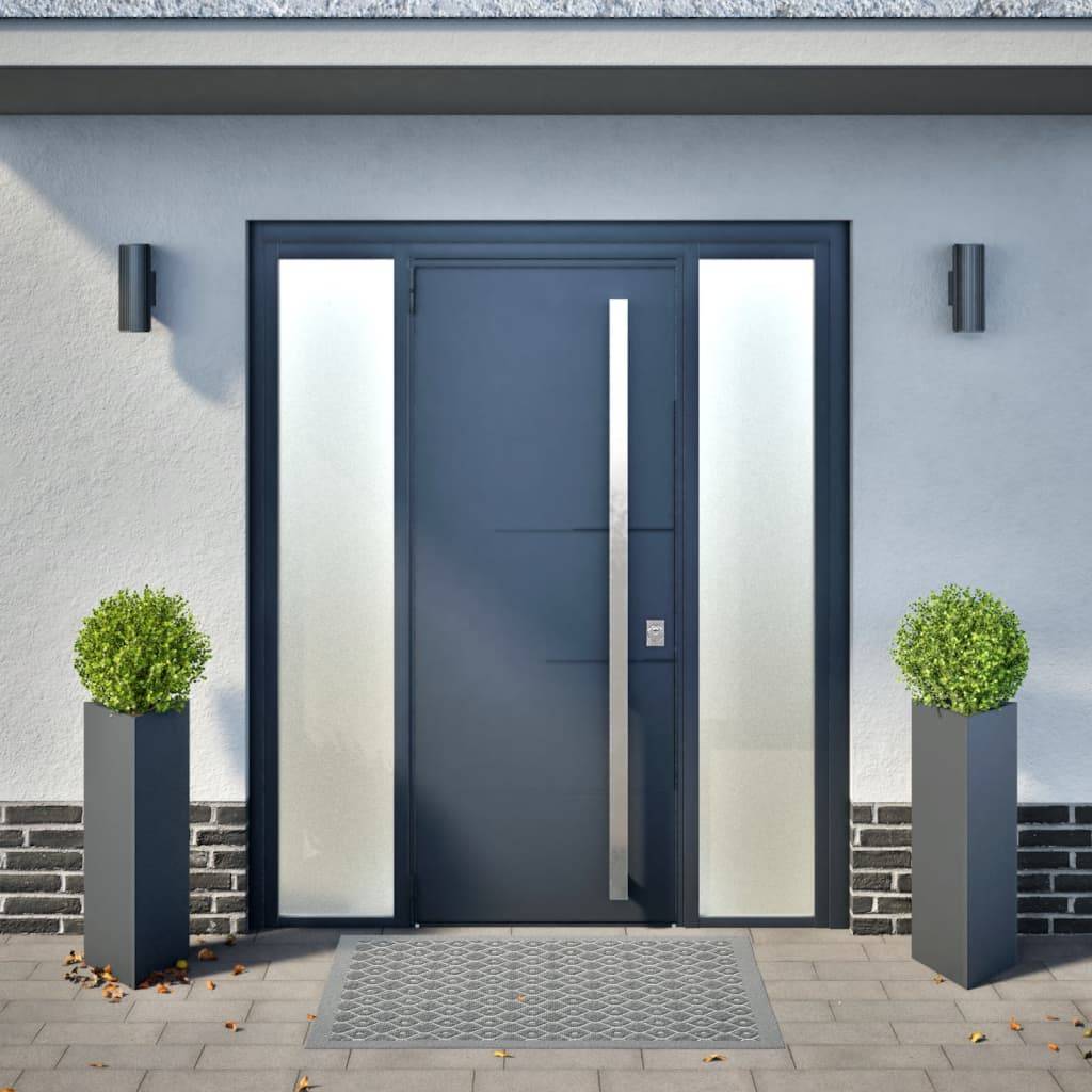 Jardinières acier anthracite 30 x 26 x 75 cm - PANGIVO - Image 3