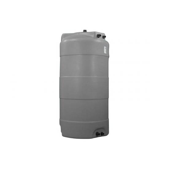 Cuve récupération eau de pluie 500L - Réservoir aérien vertical Gris - Polyéthylène - ELBI CV - Image 1