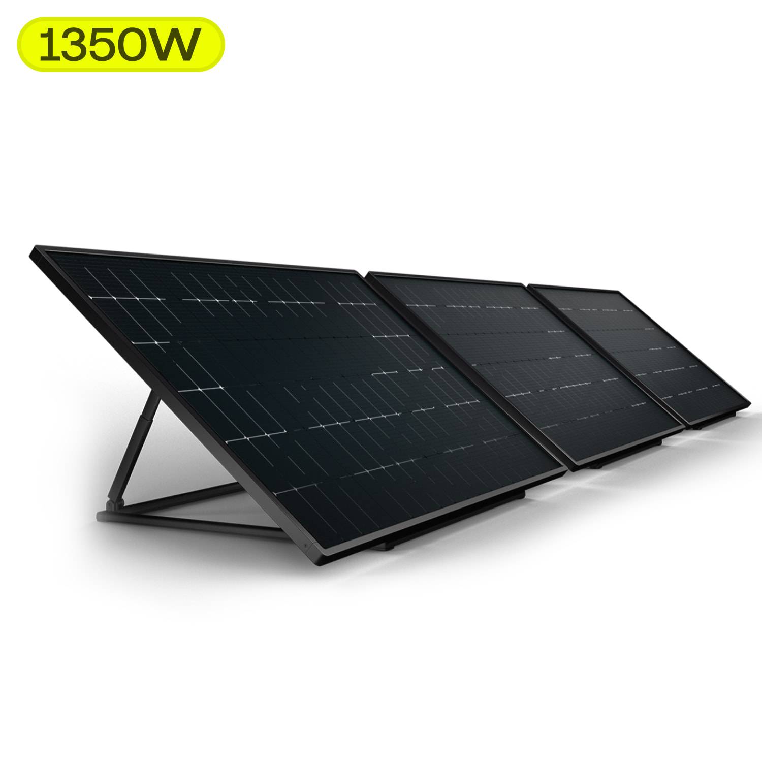 Sunology PLAY Max - Kit 3 panneaux solaires avec batterie (option) 1350W bifacial – Stations solaires livrées assemblées – Installation au sol ou mur - Imagen 1