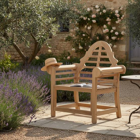 Fauteuil en teck massif Marlborough - TECK'Attitude - Imagen 2