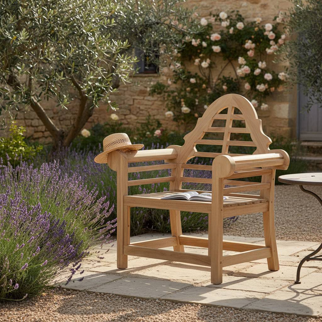 Fauteuil en teck massif Marlborough - TECK'Attitude - Imagen 2