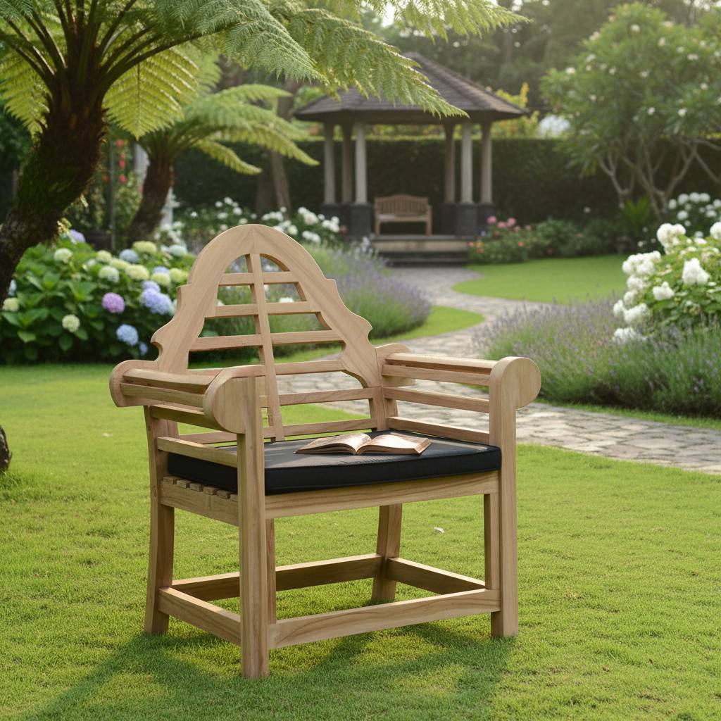 Fauteuil en teck massif Marlborough - TECK'Attitude - Imagen 5
