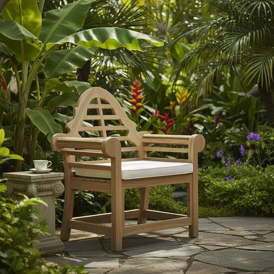 Fauteuil en teck massif Marlborough - TECK'Attitude - Imagen 3