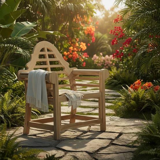 Fauteuil en teck massif Marlborough - TECK'Attitude - Imagen 7