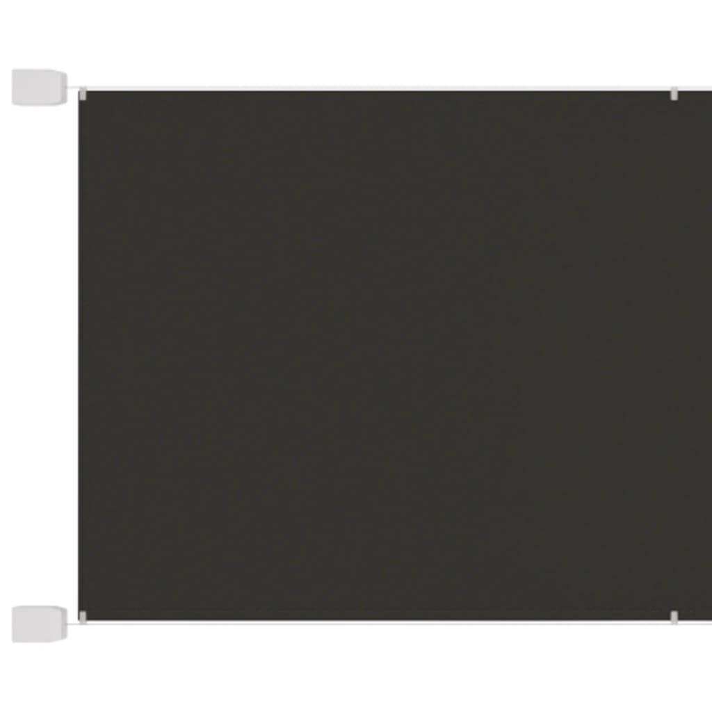 Helloshop26 - Auvent vertical 140 x 600 cm tissu oxford anthracite - Imagen 1