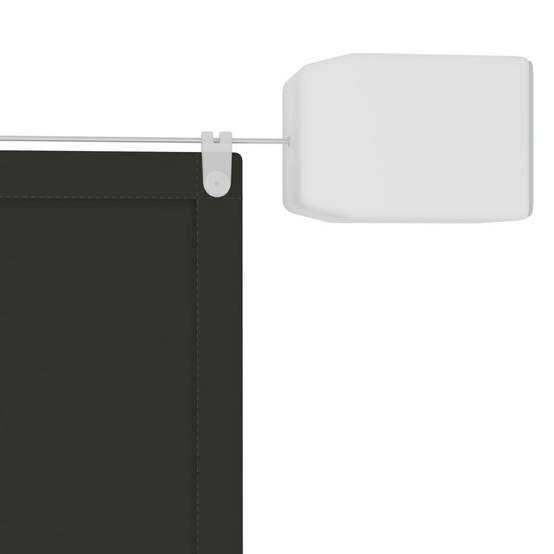 Helloshop26 - Auvent vertical 140 x 600 cm tissu oxford anthracite - Imagen 3