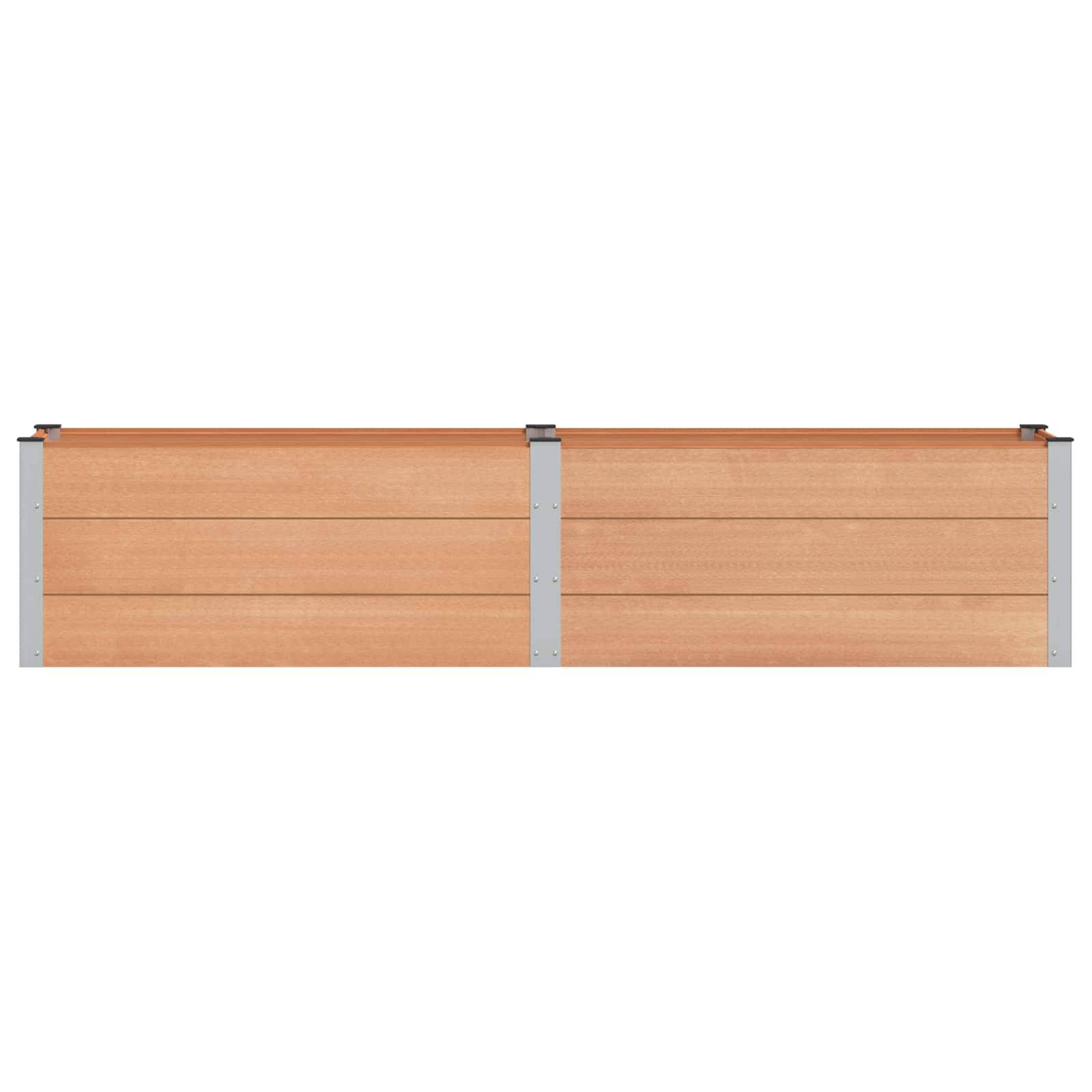 Prolenta Premium - Jardinière aluminium marron 250 x 50 x 54 cm - Prolenta premium p3152.1 - Image 3