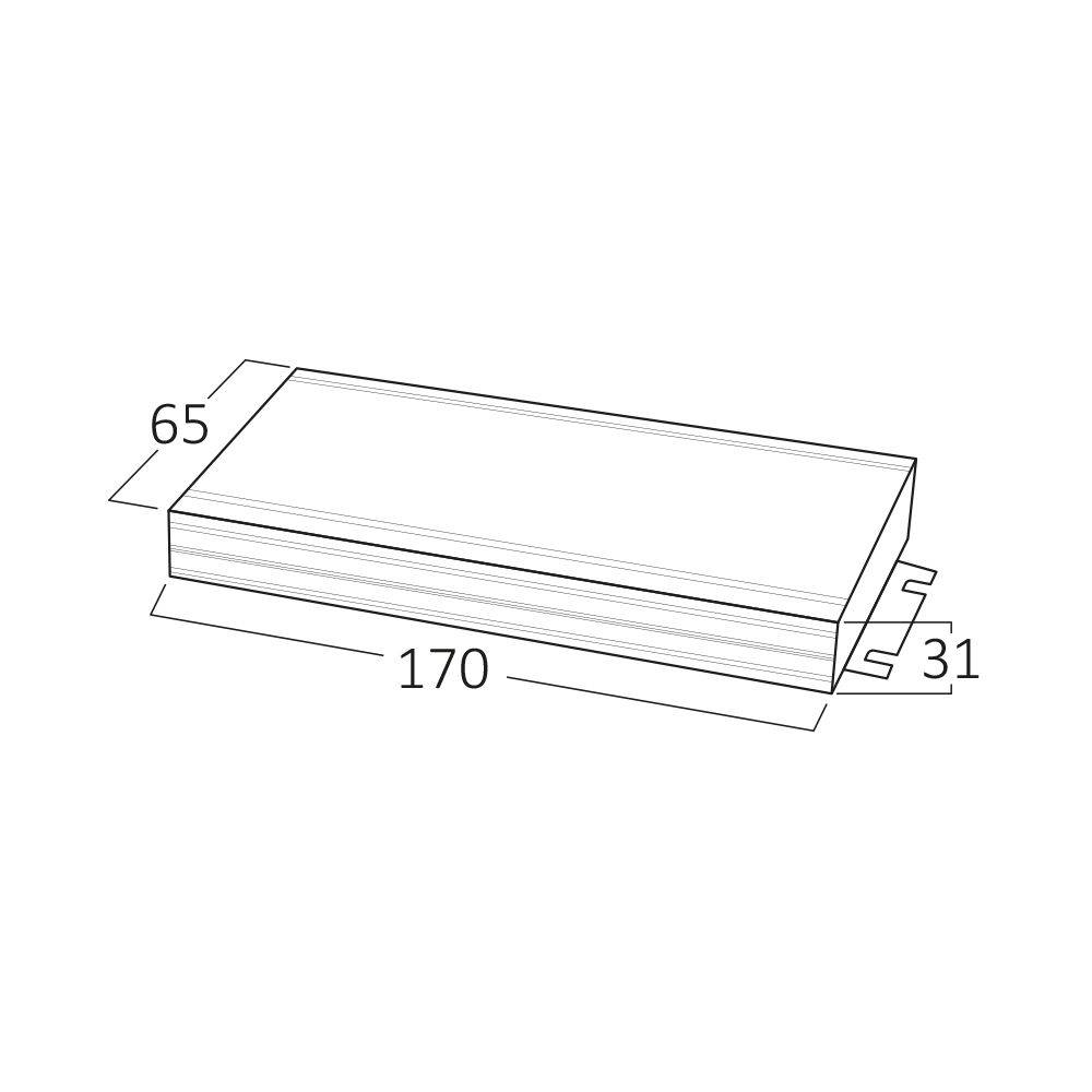 Alimentation électrique 100W IP67 en aluminium noir - Image 3